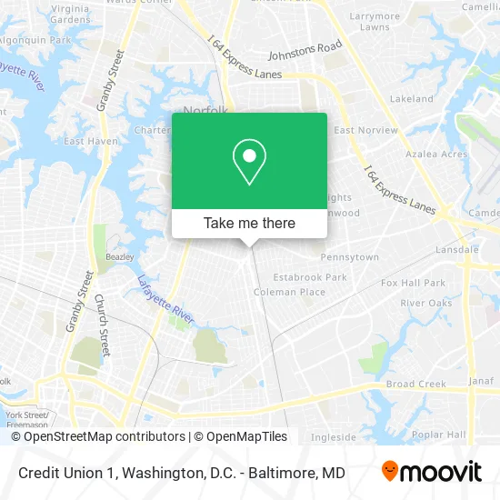 Credit Union 1 map