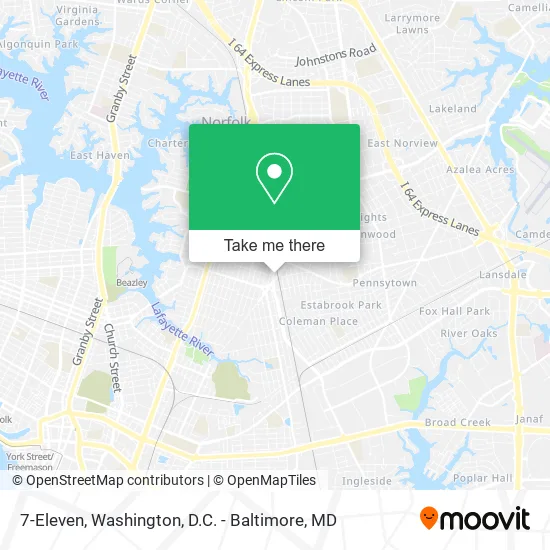 Mapa de 7-Eleven
