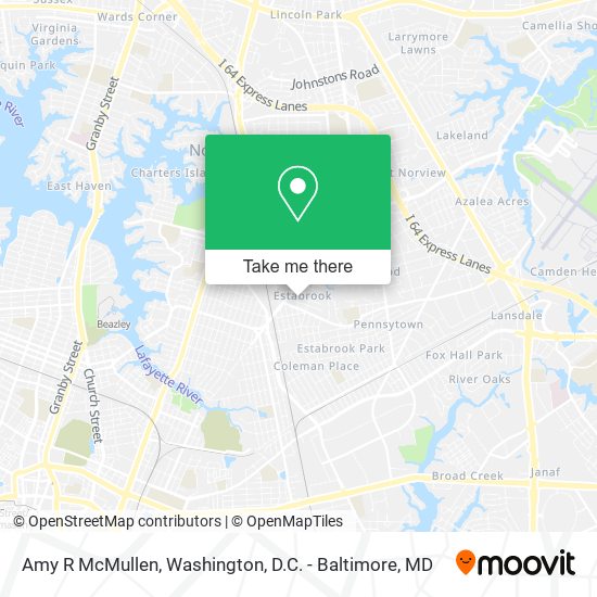 Amy R McMullen map
