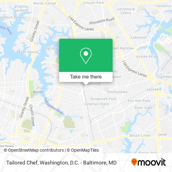Mapa de Tailored Chef