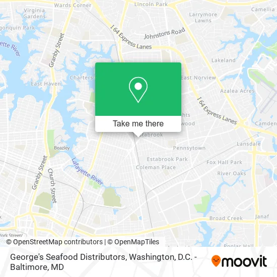 Mapa de George's Seafood Distributors