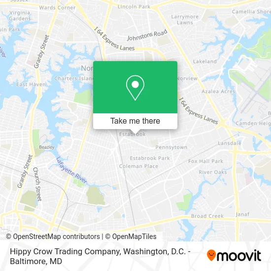 Hippy Crow Trading Company map