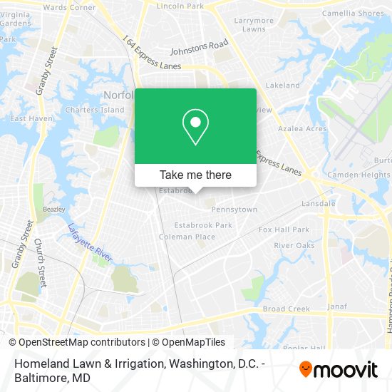 Mapa de Homeland Lawn & Irrigation