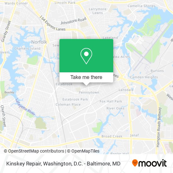 Mapa de Kinskey Repair