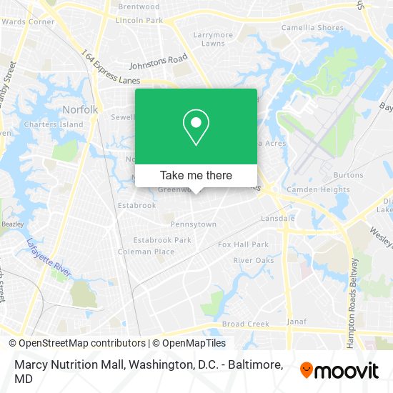 Mapa de Marcy Nutrition Mall