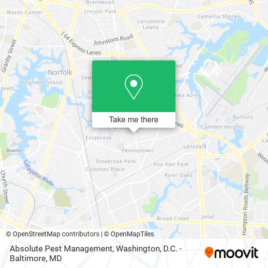 Mapa de Absolute Pest Management