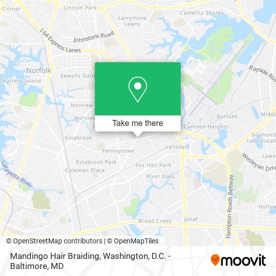 Mapa de Mandingo Hair Braiding