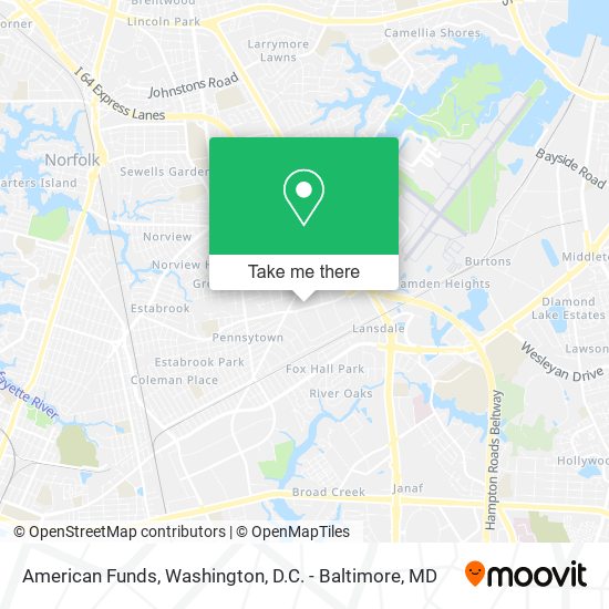 American Funds map