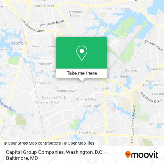 Capital Group Companies map