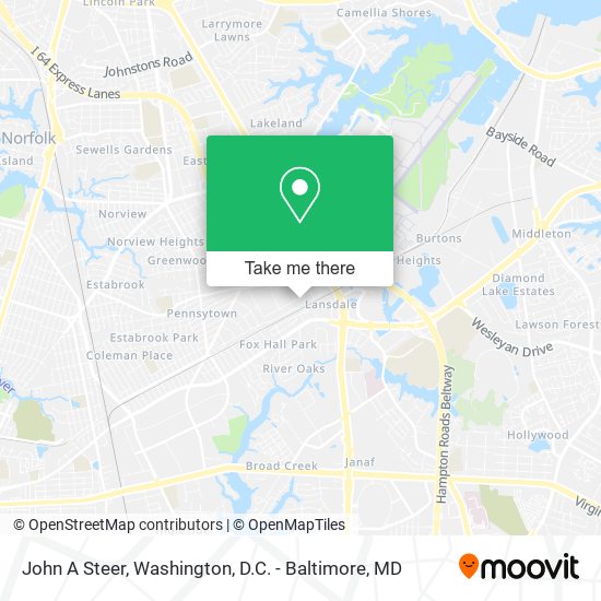 John A Steer map
