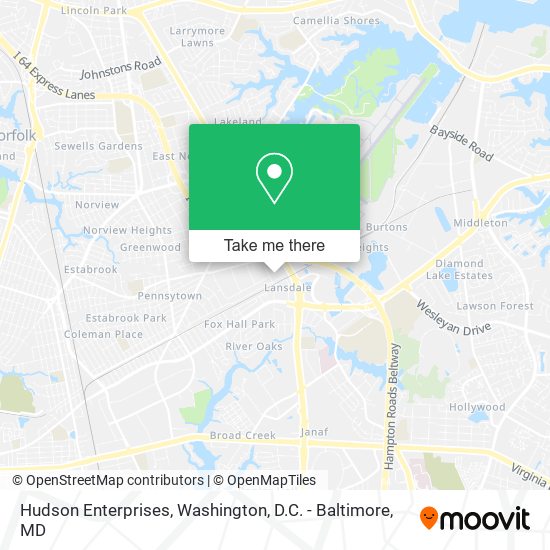 Mapa de Hudson Enterprises