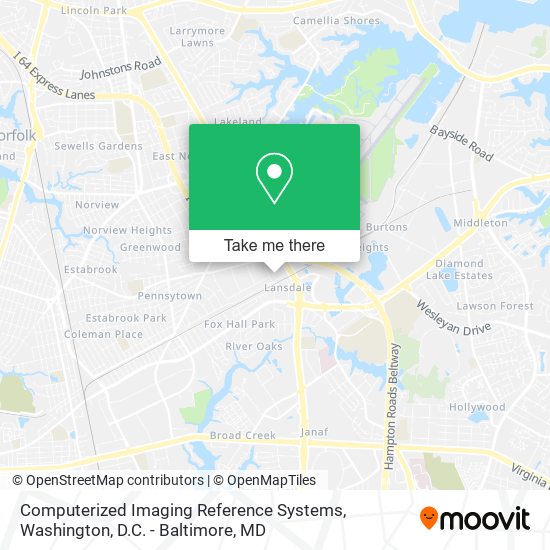 Computerized Imaging Reference Systems map