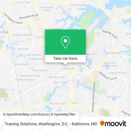 Training Solutions map