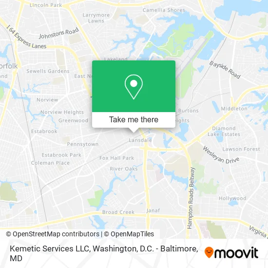 Mapa de Kemetic Services LLC