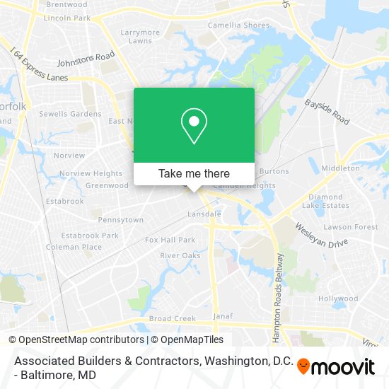 Mapa de Associated Builders & Contractors