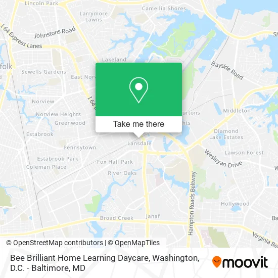 Bee Brilliant Home Learning Daycare map