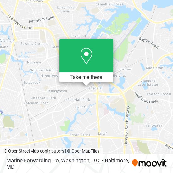 Marine Forwarding Co map