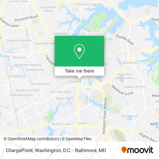 ChargePoint map