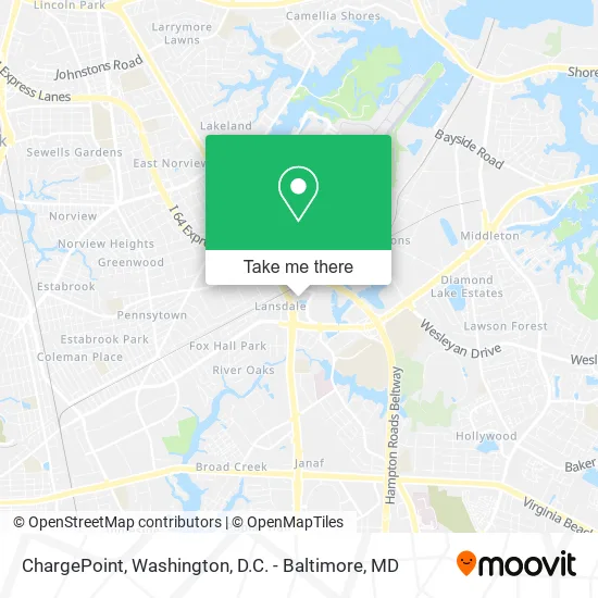 ChargePoint map