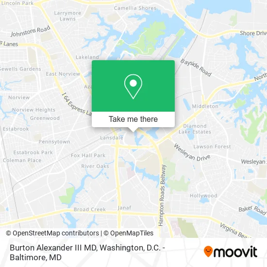 Mapa de Burton Alexander III MD