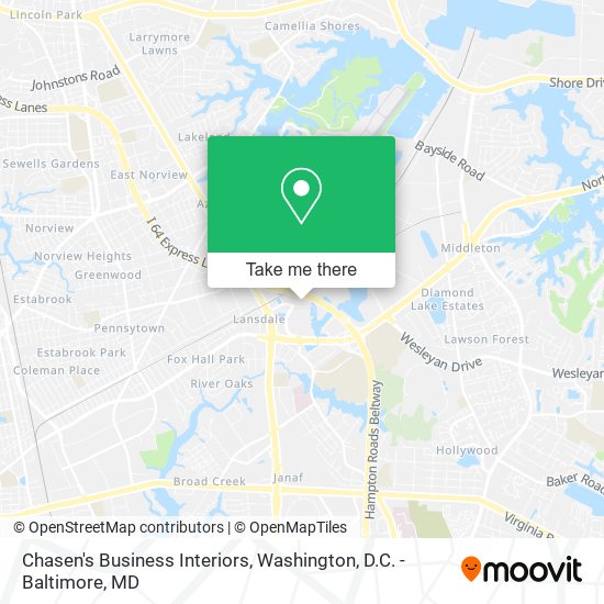 Mapa de Chasen's Business Interiors