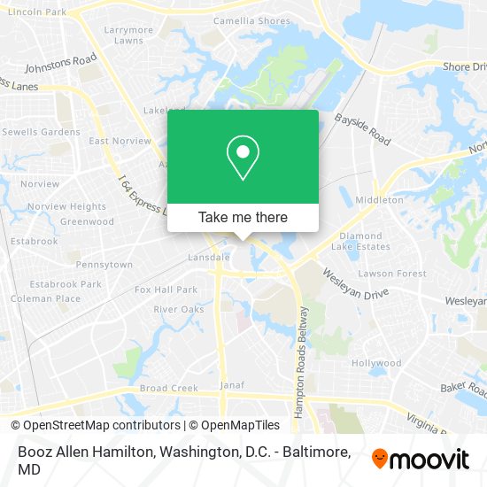 Mapa de Booz Allen Hamilton