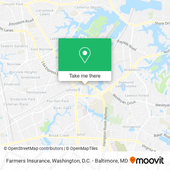 Farmers Insurance map