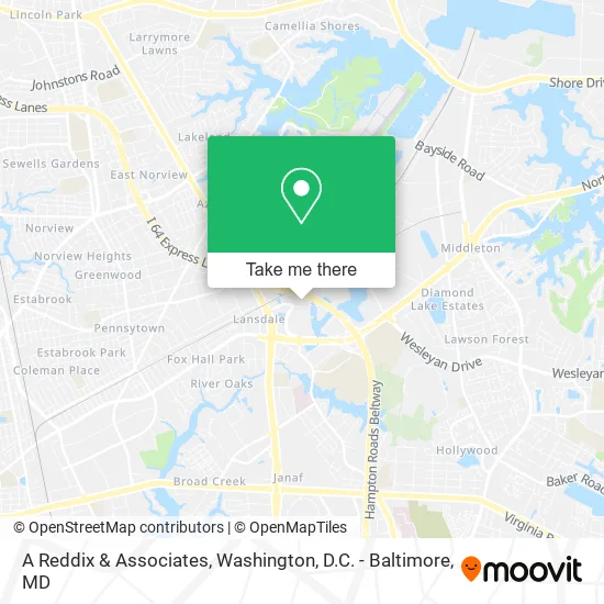 A Reddix & Associates map