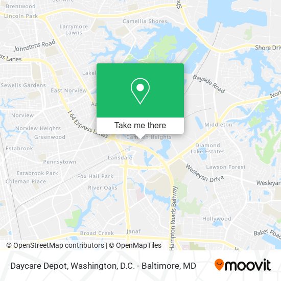 Daycare Depot map