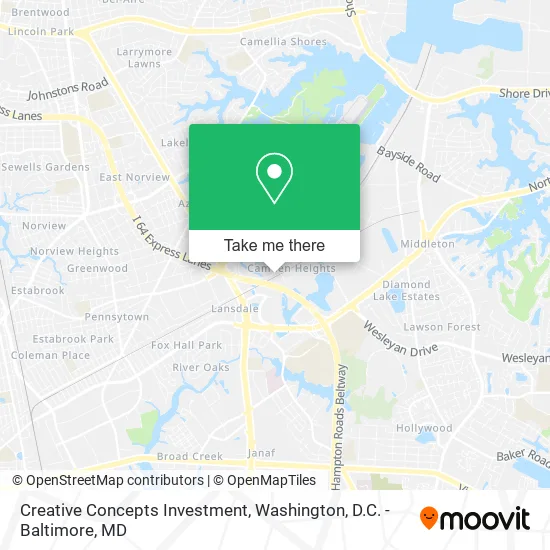 Creative Concepts Investment map