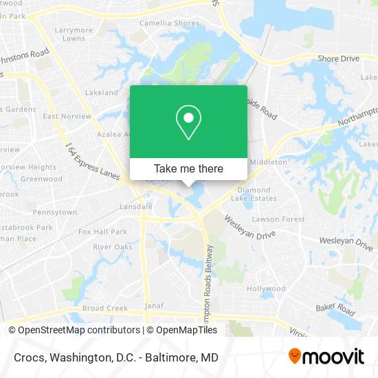 Crocs map