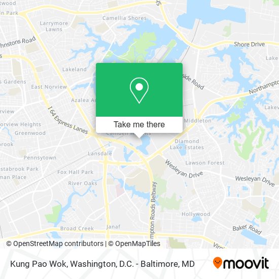 Kung Pao Wok map