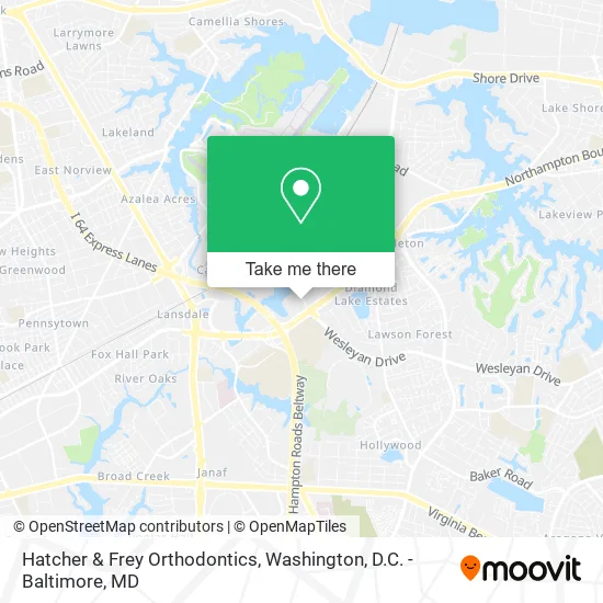 Hatcher & Frey Orthodontics map