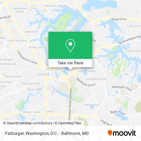 Mapa de Fatburger