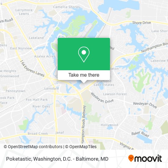 Poketastic map