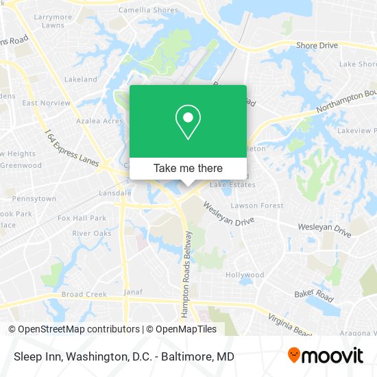Sleep Inn map