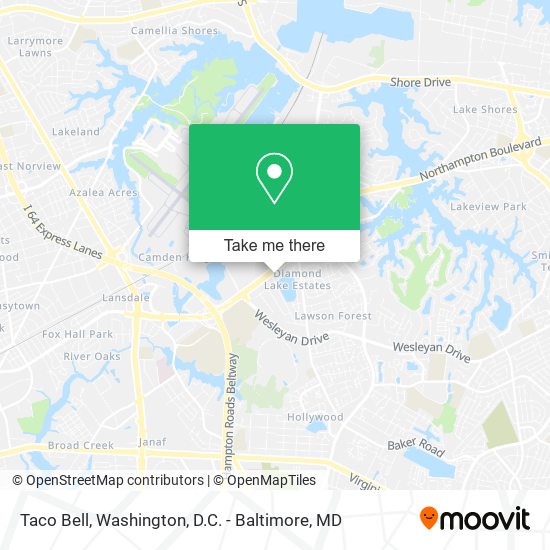Mapa de Taco Bell