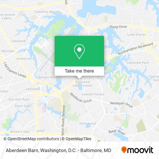 Aberdeen Barn map