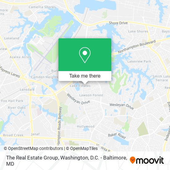 The Real Estate Group map