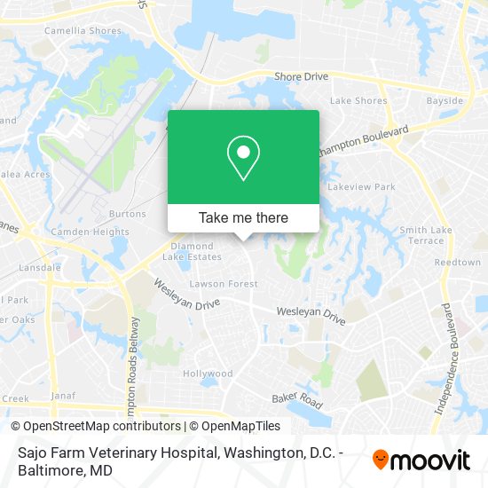 Mapa de Sajo Farm Veterinary Hospital