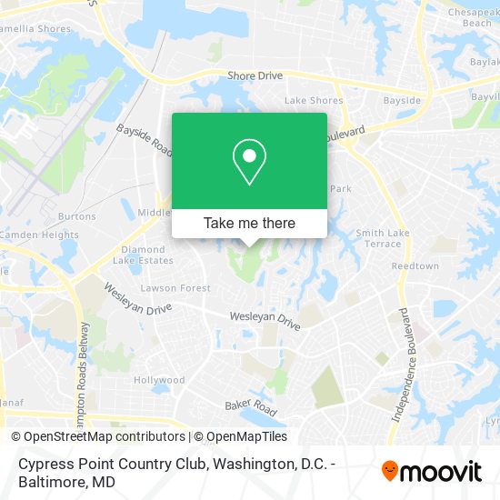 Cypress Point Country Club map
