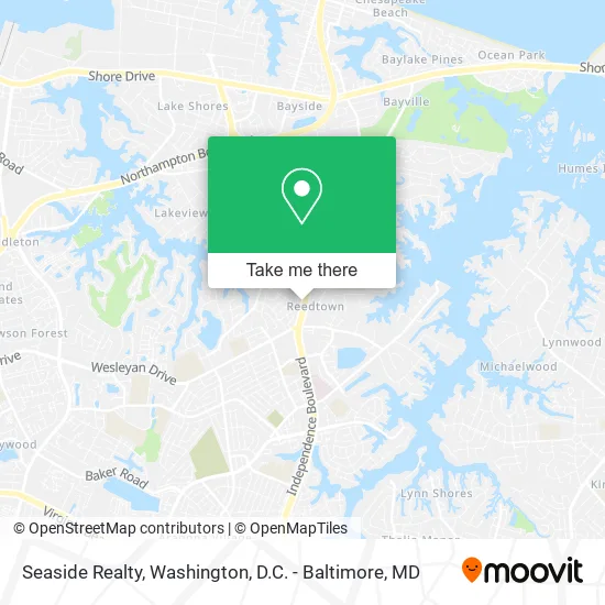 Seaside Realty map