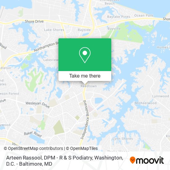 Arteen Rassool, DPM - R & S Podiatry map