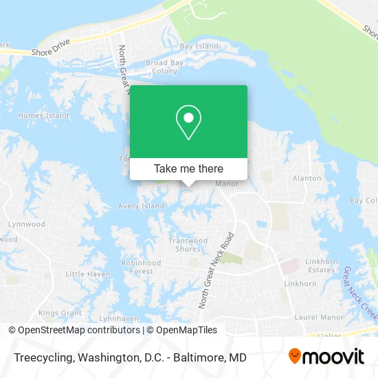 Treecycling map