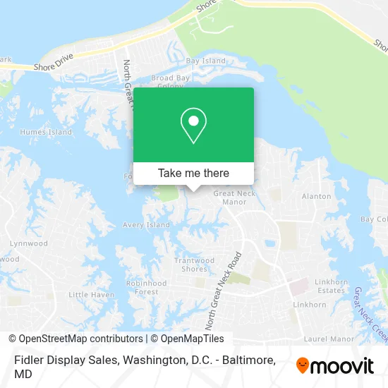 Fidler Display Sales map