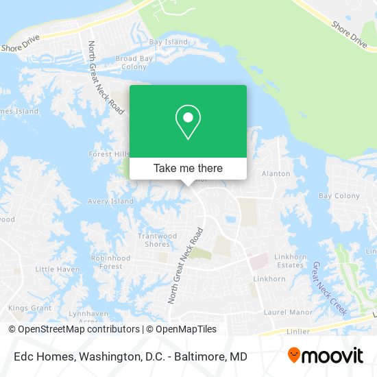 Edc Homes map