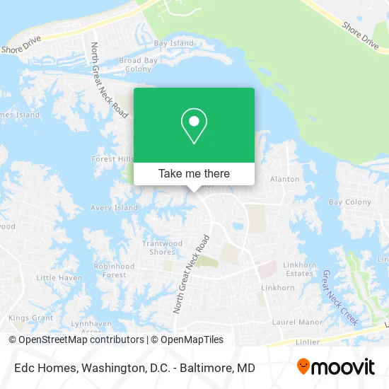 Edc Homes map