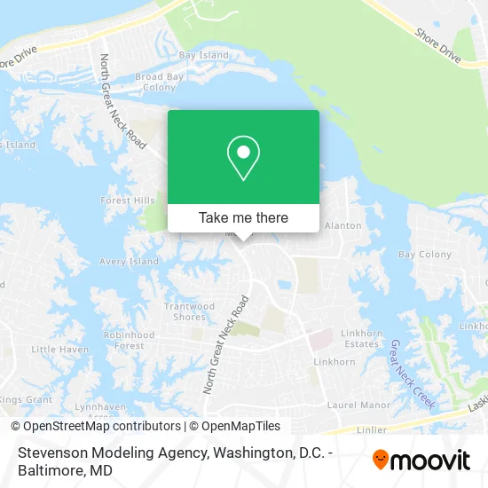 Stevenson Modeling Agency map