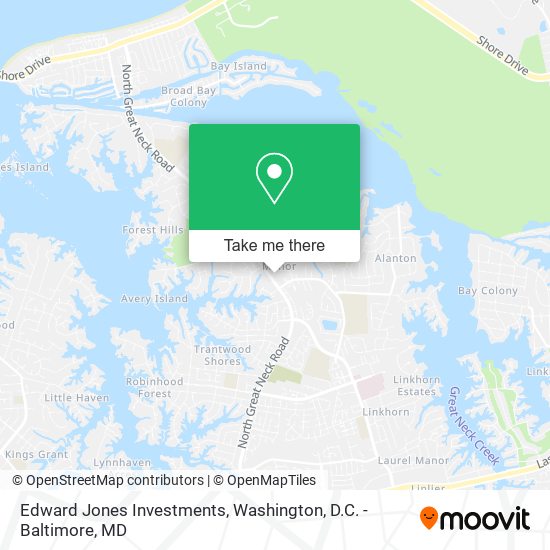 Edward Jones Investments map