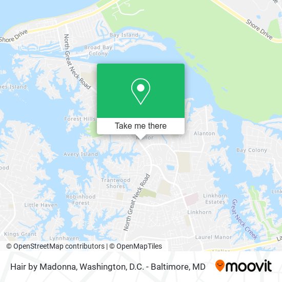Hair by Madonna map